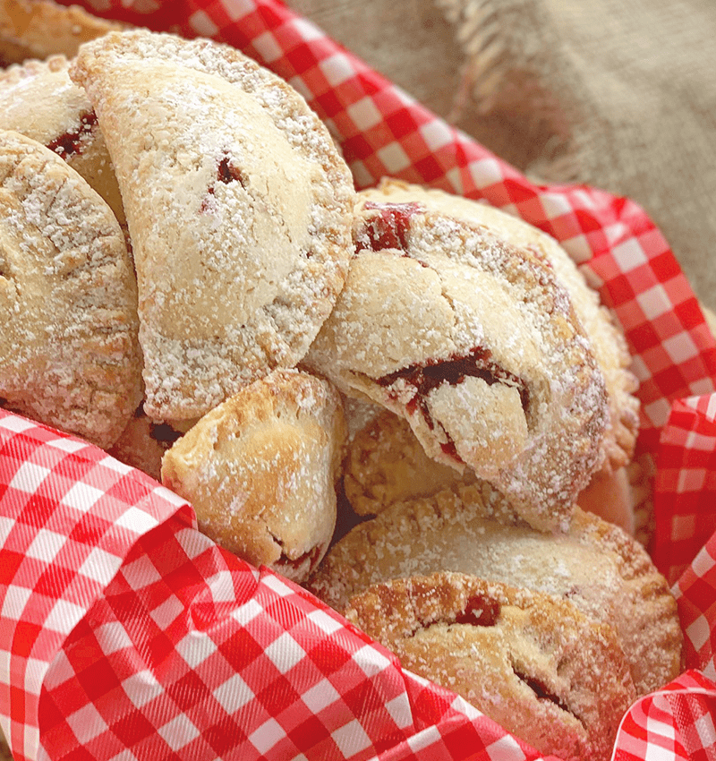 Roasted Strawberry Hand Pies